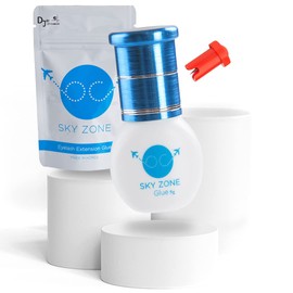 Sky Glue Eyelash Glue for Eyelash Extension Professional Ultra Strong Hold Long Lasting Sky Glue Eyelash Extension Glue Zone 5 ml (Zone)
