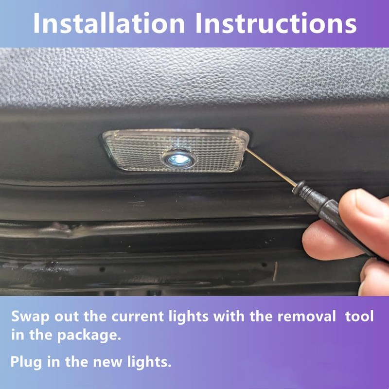 ZIFXIS No Fade Car Door Lights Logo, Led Puddle Lights