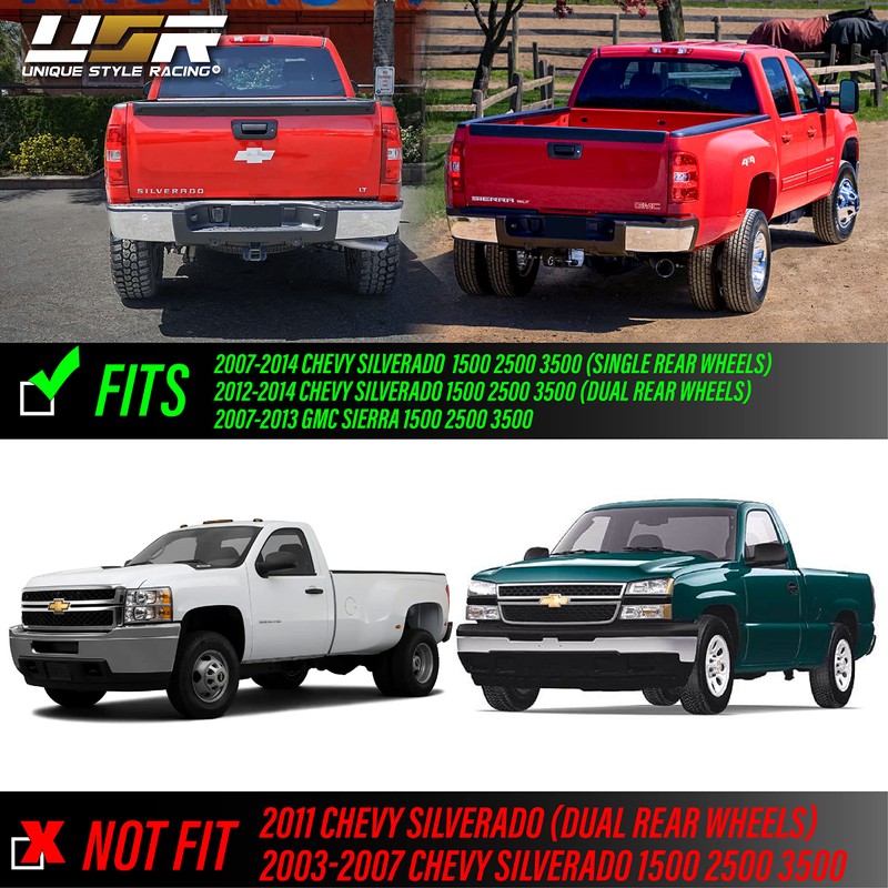 USR 07-14 Silverado Single Rear Plug and Play Tail Light