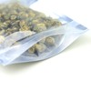 AwePackage Clear White Resealable Smell Proof Foil Pouch Bag -