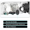 TUSDAR Headlight Assembly Set with Corner Lights 4pcs for 98-11
