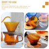 COHEALI 1 Set Decorative Coffee Funnel High Borosilicate Dripper with