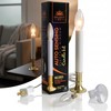 Holiday Joy - 1 Pack Christmas Window Candles with Sensor