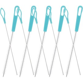 VANZACK Cepillos para Limpiar Pajitas Reutilizables 10 Piezas, Nylon Resistente, Tamaño Grande y Pequeño, Portátil para Uso Doméstico, Cepillo de Tubo Versátil para Limpieza de Pajillas