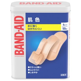 BAND-AID(バンドエイド) 救急絆創膏 肌色タイプ 4サイズ 50枚