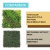 COARBOR 1 Pack 40" x 40" Artificial Boxwood 3D Panels