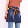 Waist Apron Denim Apron With Pockets Adjustable Kitchen Apron For