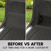 BDK Heavy Duty Rubber Cargo Mat Liner - All-Weather Trunk
