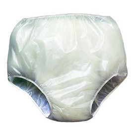 Waterproof Pants - Soft Vinyl Waterproof Incontinence Pants. Pack of 3 (Large)