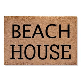 Coir Door Mat Non Slip Beach House Farmhouse Housewarming Front Door Entry Mats Heavy Duty Welcome Front Door Mats 16x24in
