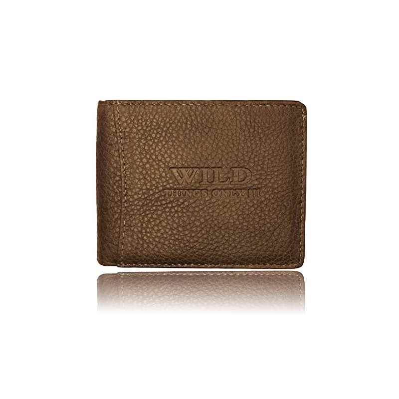 Autiga® Leather Wallet for Men and Women, Genuine Leather, Rustic