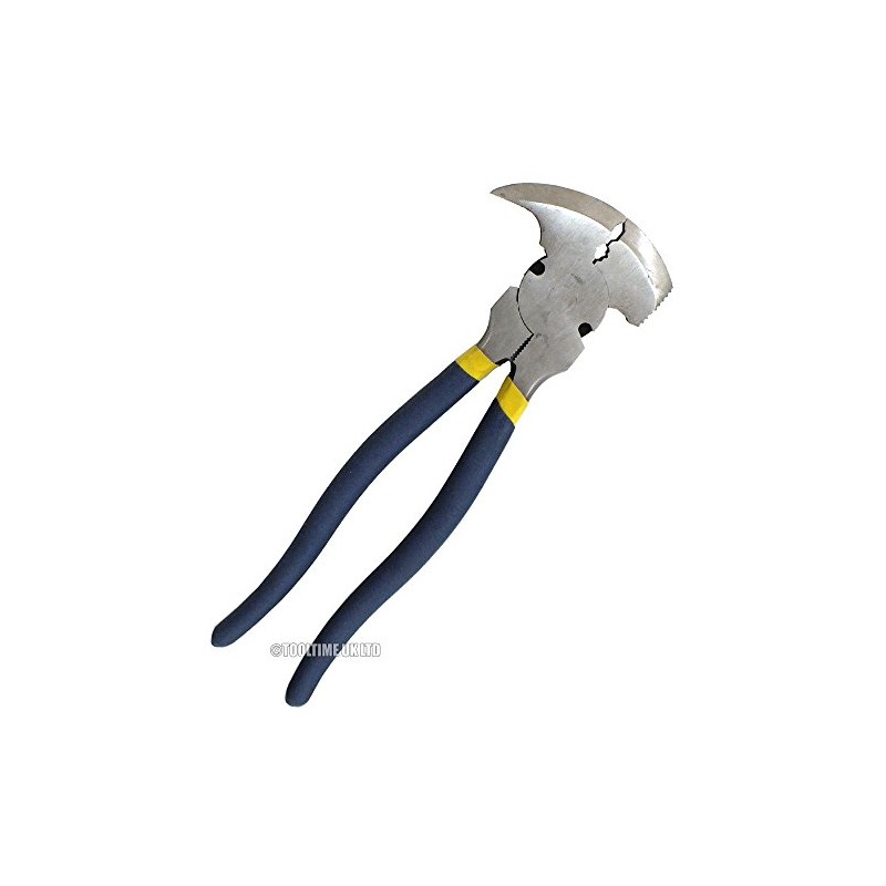 10.5" Heavy Duty All-in-One Fencing Pliers with Wire Cutters, Nail