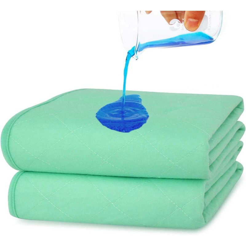 Moonsea Waterproof Incontinence Bed Pads Reusable Absorbent Pee Underpads 36"x34"