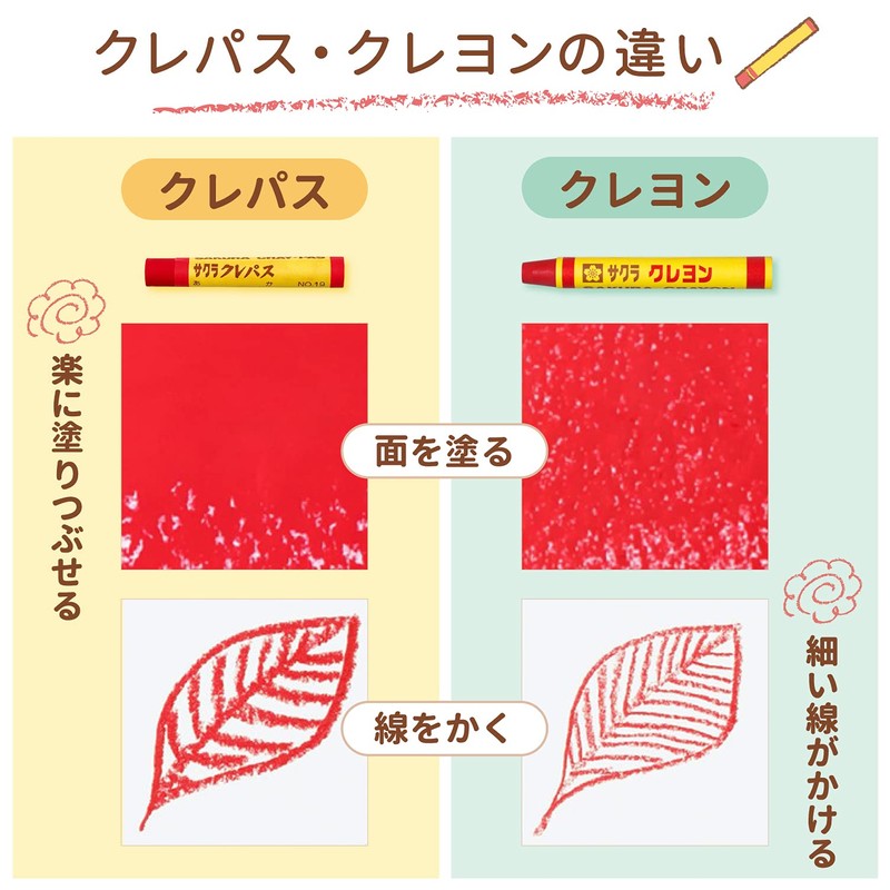 Sakura Crepas LP24R Crepas 24 Colors with Rubber Band
