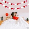 Valentines Day Banner Heart Garland Valentines Day Garland Pink&Red Heart