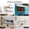 Folding Concession Shelf 48" x 12" for Kitchen, Food Truck,