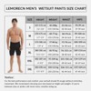 Lemorecn Wetsuits Pants Shorts 3mm Neoprene Canoeing Swimming Pants(UK1035-2XL)