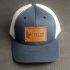 Ox & Pine Handmade Texas Patch Trucker Style Hat. Customizable.