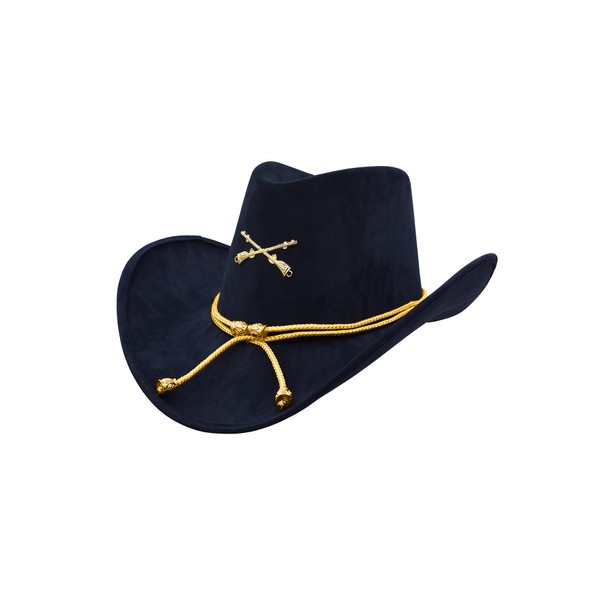 Nicky Bigs Novelties Costume Accessory Civil War Officer Cowboy Hat, Navy Blue