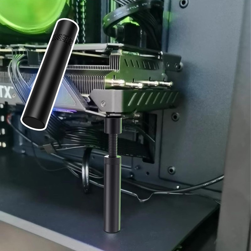 YFFSFDC GPU Supportableable/GPU Support/Leak Proof Branch/Support/Monitor/GPU Support/Altitude Available(M(49-80mm Black))