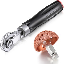 2 piezas de herramientas de parches de neumáticos, rodillo de parche de neumáticos y rueda de amortiguador de neumáticos, rueda de pulido de cabezal de reparación de neumáticos para amortiguador de