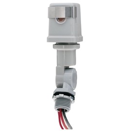 Intermatic K4223C 277-Volt Stem and Swivel Mount Position Thermal Photocontrol , Gray