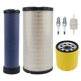 RARAYC 11013-7044 11013-7045 Air Filter Tune Up Kit 25 083 01-S for Kawasaki FX730V FX850V FH810V FX691V FX801V FH641V FX1000V FH680V 11013-7019 11013-7020 with 25 050 33-S 52 050 02-S Oil Filter