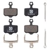Dymoece 2 Sets Semi-Metallic Bicycle Disc Brake Pads for Avid