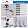 HEIGHTEN Adjustable 2.6-2.8 inches (65-70 mm) Reel Handle with 1.5
