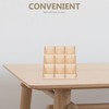 SHINEOFI Wooden Card Display Stand Display Shelves 3 Tiered Display