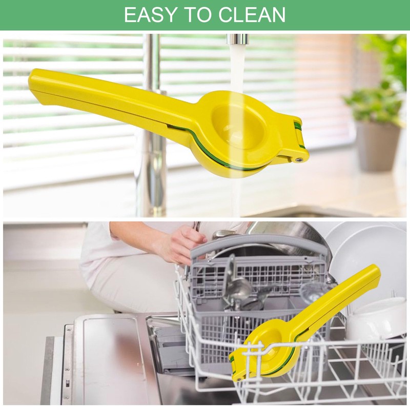 Lixiluxia Lemon Squeezer Hand Press Juicer, Manual Citrus Juicer, Aluminium