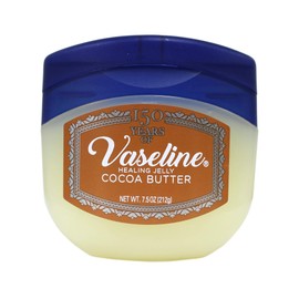 Vaseline Rich Conditioning Petroleum Jelly, Cocoa Butter, 7.5 Ounce (Pack of 6)