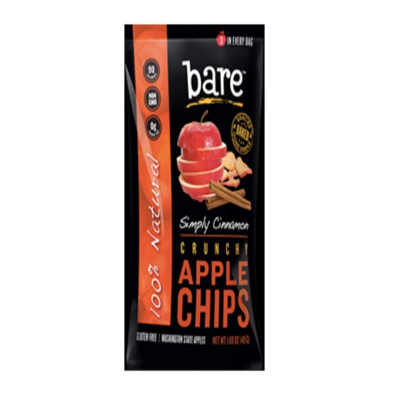Bare Fruit Naturally Baked Crunchy Cinnamon Apple Chips, 0.53 oz