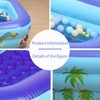 Peziang Swimming Pools, Inflatable Swimming Kiddie Pool for Kids Baby,