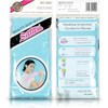 Salux Toallas de baño morado blanco azul, paquete de 3
