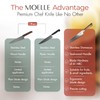 MOELLE Professional Sharp Kitchen Knives - Chef's Knife - Serrated