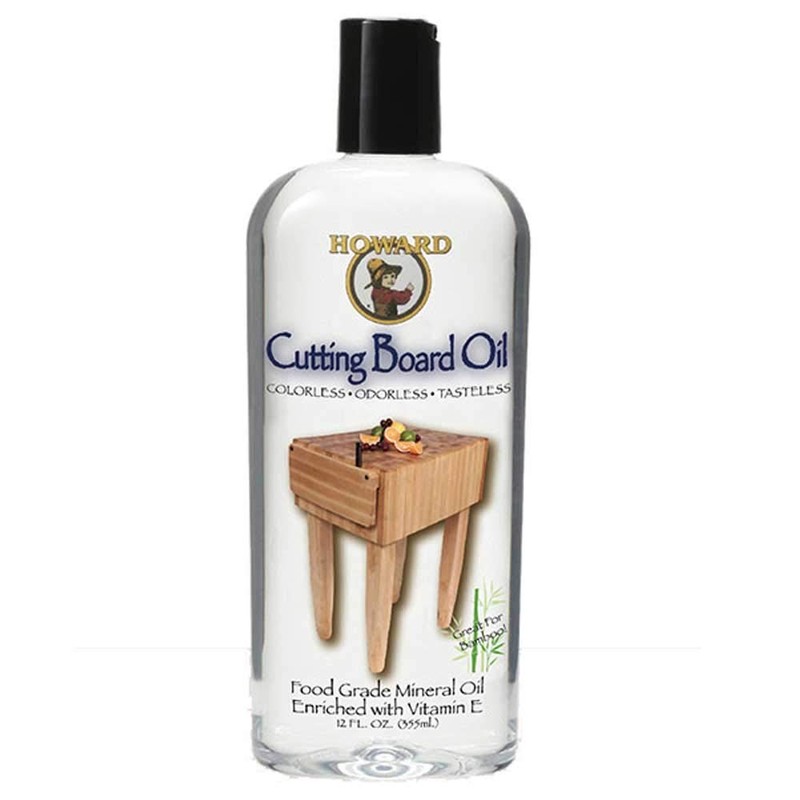 Howard Cutting Board Oil & Howard Butcher Block Conditioner (355ml)