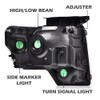 PIT66 Headlight Assembly Compatible with 09-14 Ford F150 2009-2014, Left