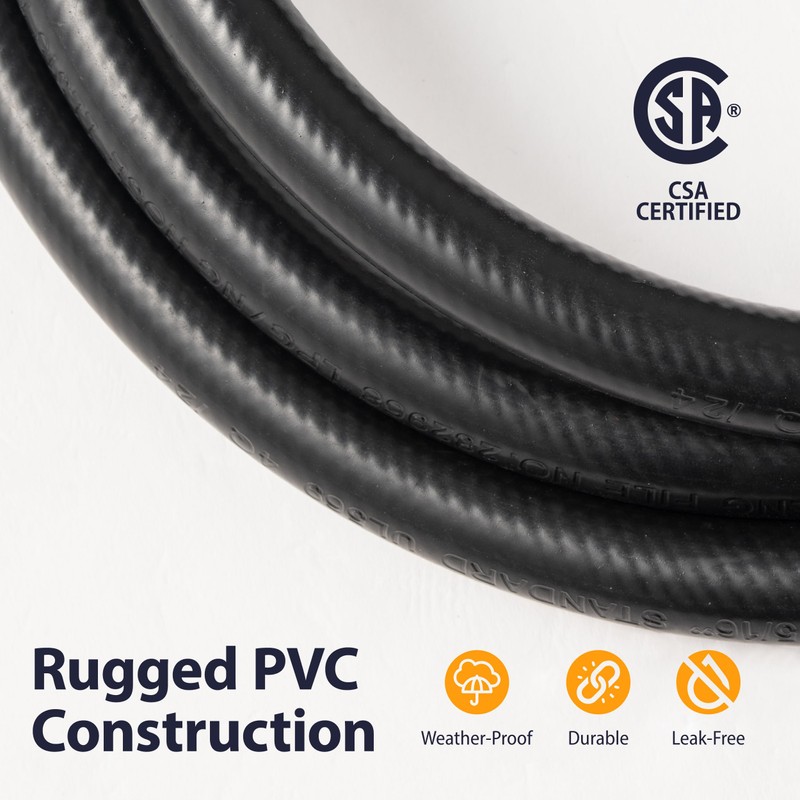 Propane Adapter Hose 6 Feet QCC-1 Quick Connect, 3/8" Female