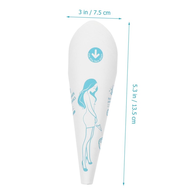 WHAMVOX Female Standing Urination Device Disposable Urinal Funnel for Women