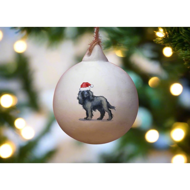 Image Industry Cocker Spaniel Black Ceramic Bauble - Tree Decoration