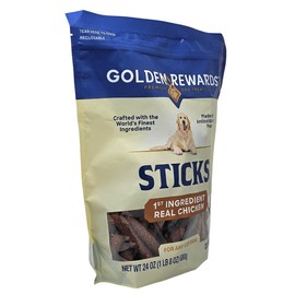 Golden Rewards Chicken Stick Dog Treats, 24 Ounces