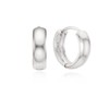 Basic one touch silver earrings (14mm) OTE124702N stone color /