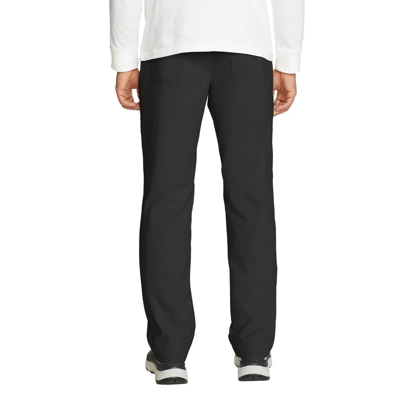 Eddie Bauer Men’s Water-Repellent Two Way Stretch Tech Pant, Black
