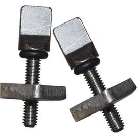Set of 2 Stainless Steel No Tools Required Fin Screw 14x14 mm Long Board for Center Fin/SUP/Long Board/airSUP For Bolt Screw