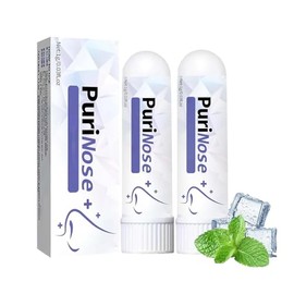 2025 New PuriNose Inhaler, Nasal Stick,Purinose Nasal Inhaler, Enjoy Fresh Air(2Pcs)