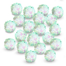 SunGrow Mylar Cat Crinkle Balls, 2", Shiny and Stress Buster Toy, Lightweight and Great for Use in Craft Projects, Toy Ball Suitable for Both Feline and Kids, Kitten Chew and Chase Balls for Exercise