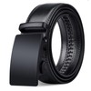 NASEBEMU 2025 Men's Belt, Automatic Lock, No Holes, Cowhide Leather,