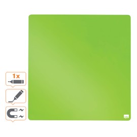 Quartet Magnetic Dry Erase Square Tile Green 360mm x 360mm