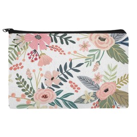 Flowers in a French Garden Makeup Cosmetic Bag Organizer Pouch